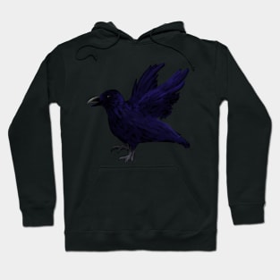 Raven Taking Flight Hoodie